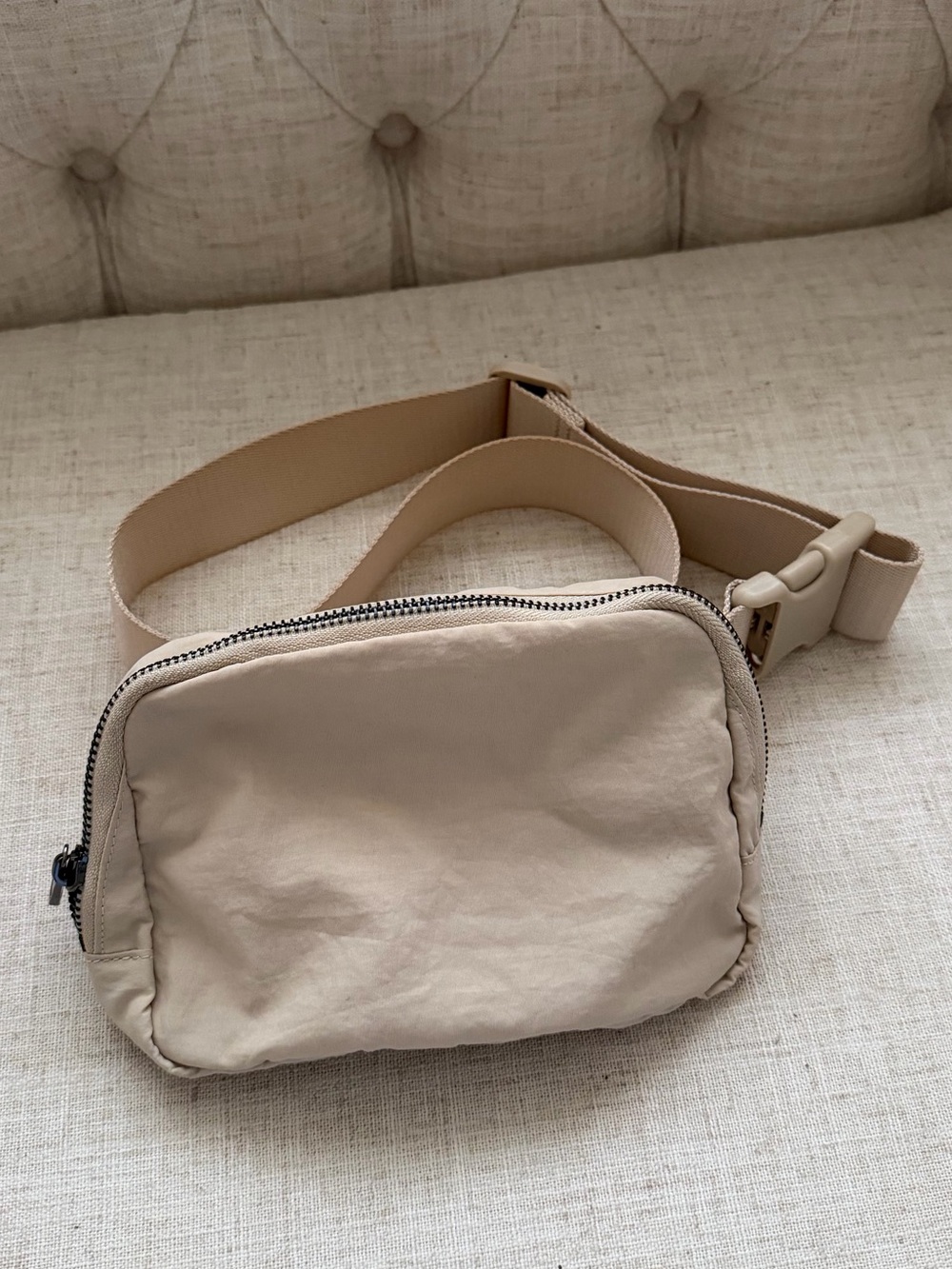 Beige belt bag- Waist Bag